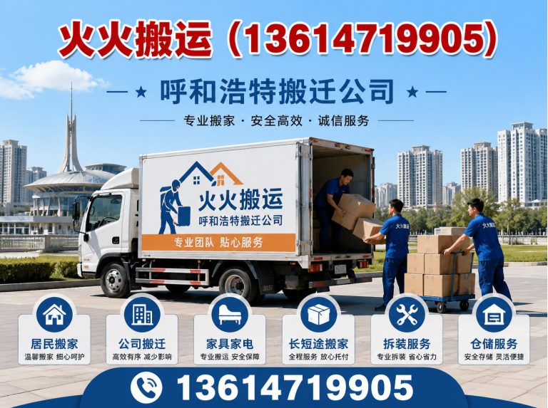 玉泉区呼和浩特搬迁公司展示图